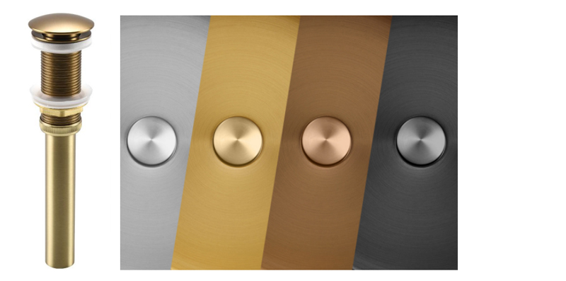 Stainless Steel Bathroom Basins Pop-up Strainer Stainless Steel Bathroom Basins Pop-up Strainer