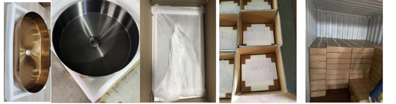 Stainless Steel Bathroom Basins Package Stainless Steel Bathroom Basins Package